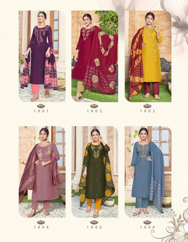 Radhika Dastur 1 Festive Wear Kurti Pant With Dupatta Collection